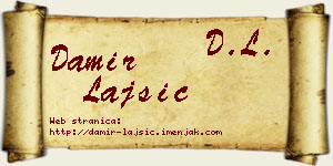 Damir Lajšić vizit kartica